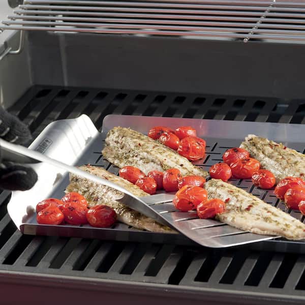 Weber Stainless Steel Grill Pan 6435 - The Home Depot