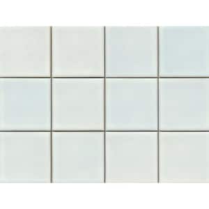 Kaze White 11.73 in. x 15.67 in. Glossy Ceramic Mosaic Wall Tile (1.28 sq. ft./Each Piece, Case of 10 Pieces)