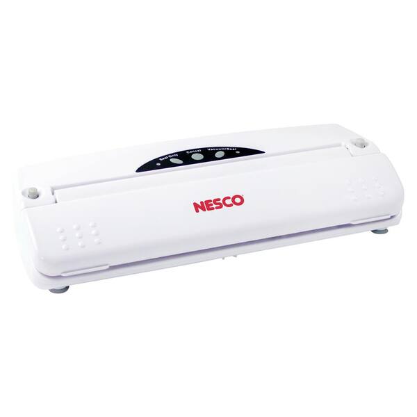 Nesco White Food Vacuum Sealer with Bags VS-01 - The Home Depot