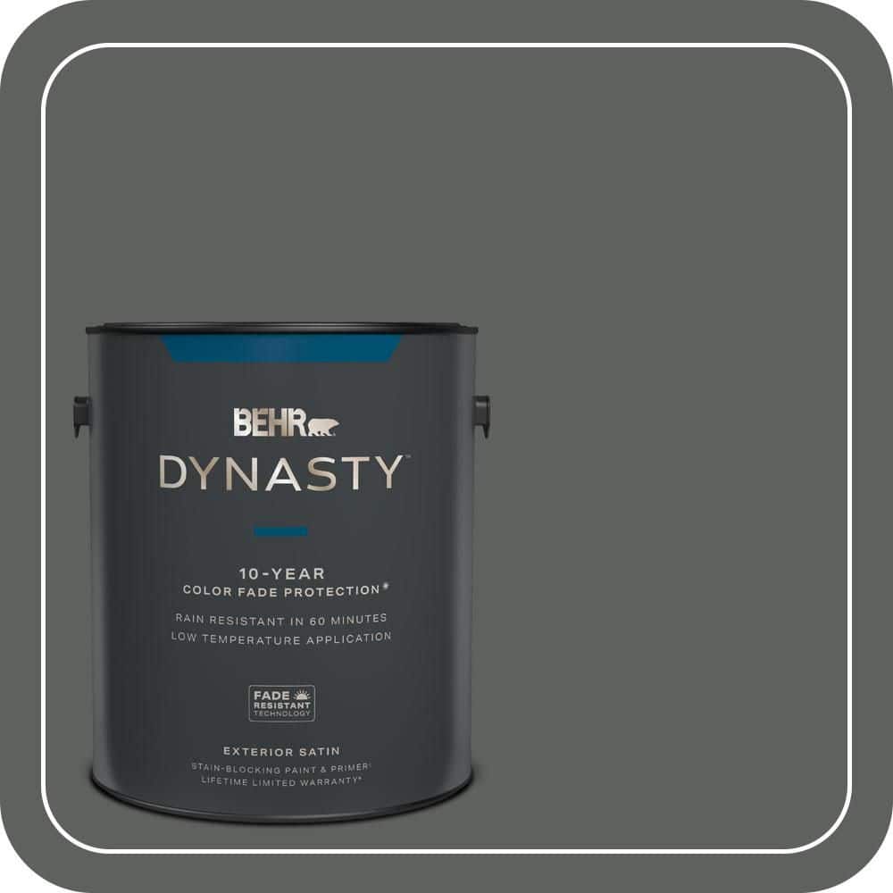 1 gal. #N460-6 Hematite Satin Enamel Exterior Stain-Blocking Paint & Primer price history on PriceWatchPro