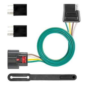Custom Vehicle-Trailer Wiring Harness, 4-Flat, Select Chevrolet Equinox, OEM Tow Package Required, Quick T-Connector