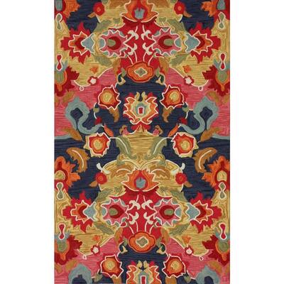 Felicity Bohemian Abstract Multi 3 ft. x 5 ft. Area Rug
