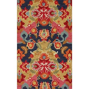 Felicity Bohemian Abstract Multi 5 ft. x 8 ft. Area Rug