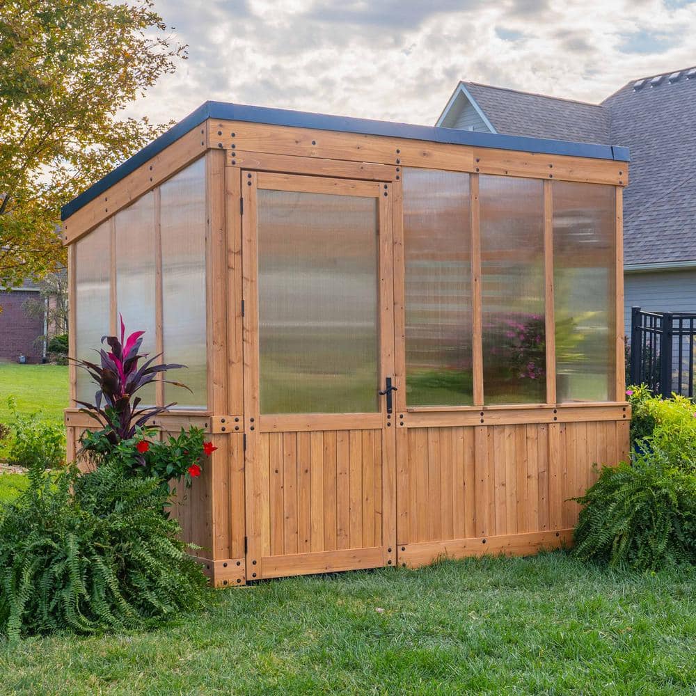 Willow 9 x 6 Wooden Polycarbonate Greenhouse
