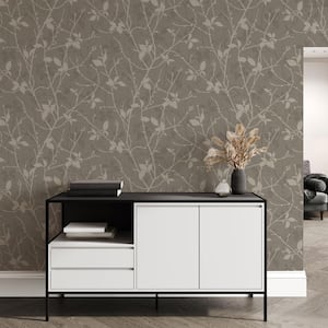 Boutique Belle Taupe and Gold Wallpaper