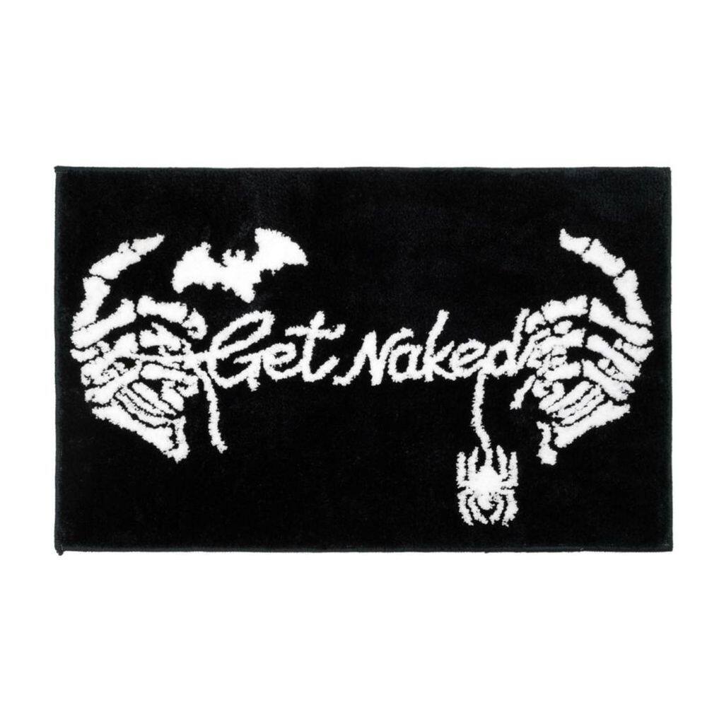 1‑Piece Bath Accessory Set in Black, Gothic Skull Skeleton Non‑Slip Washable Bath Mat 20 x 32 in. price history on PriceWatchPro