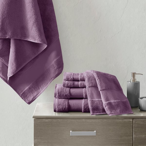 BNM Turkish Cotton Luxury Hotel 2 Piece Bath Towel Set, Tea Rose 