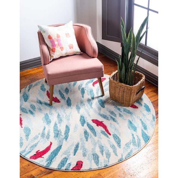 Positano Shoal Beige 8' 0 x 8' 0 Round Rug