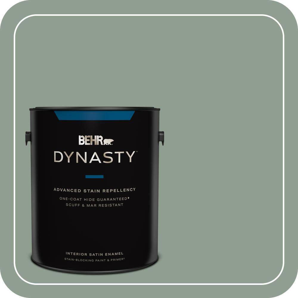 1 gal. #ICC-104 Balsam Fir Satin Enamel Interior Stain-Blocking Paint and Primer price history on PriceWatchPro