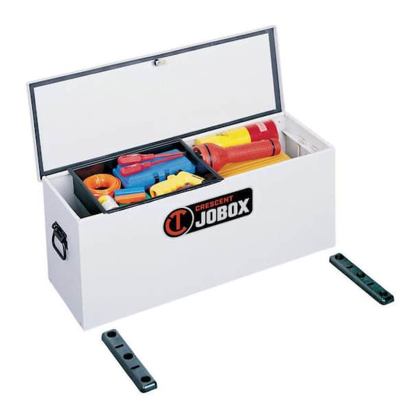 Jobox 32-5/8 in. Long Steel Portable Lock-Down Hopper Utility Chest