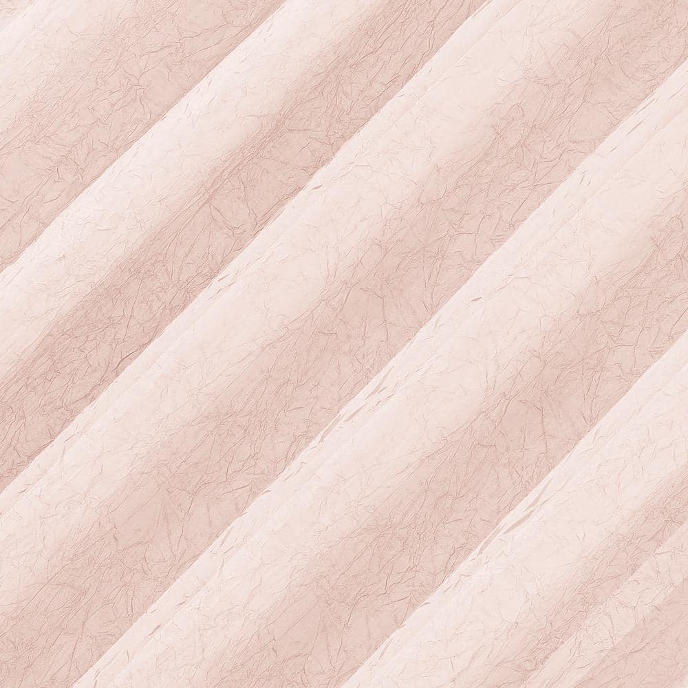 Blush Sheer Polyester Tab Top Window Panel, 51" x 63"