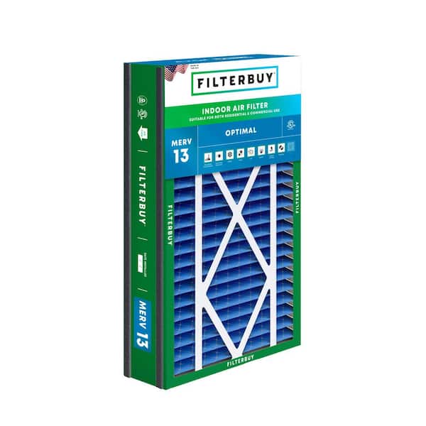 16 in. x 25 in. x 3 in. MERV 13 (FPR 10) Health Defense Pleated HVAC AC Furnace Air Filters for Air Bear & More (1-Pack)
