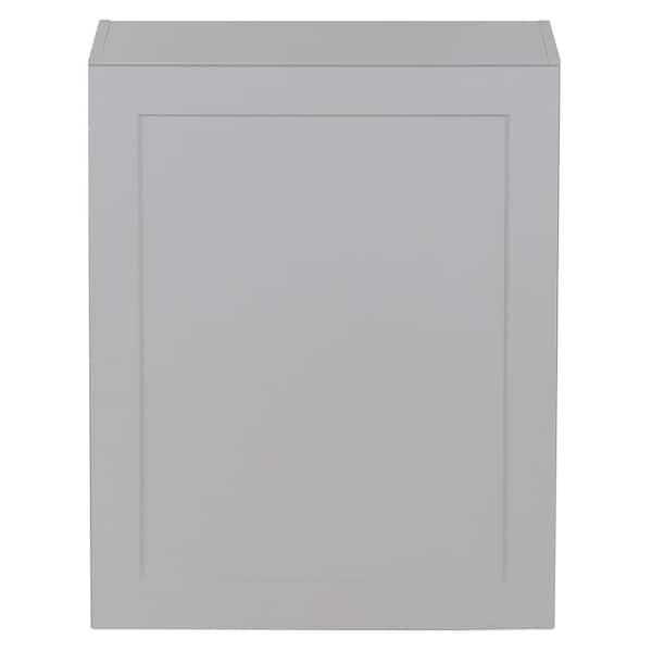 Cambridge Gray Shaker Assembled Wall Kitchen Cabinet (24 in. W x 12.5 in. D x 30 in. H)