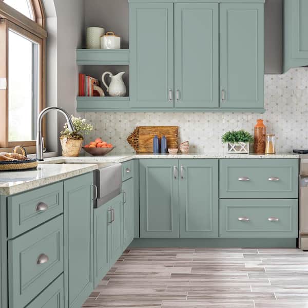 1 qt. #N430-3 Garden Vista Satin Enamel Interior/Exterior Cabinet, Door & Trim Paint