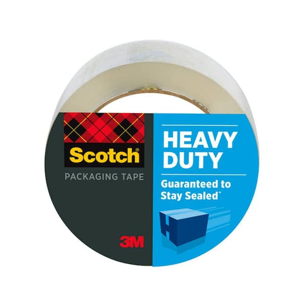 Duck Heavy-Duty Carton Packaging Tape, 3 Core, 1.88 x 54.6 yds, Clear