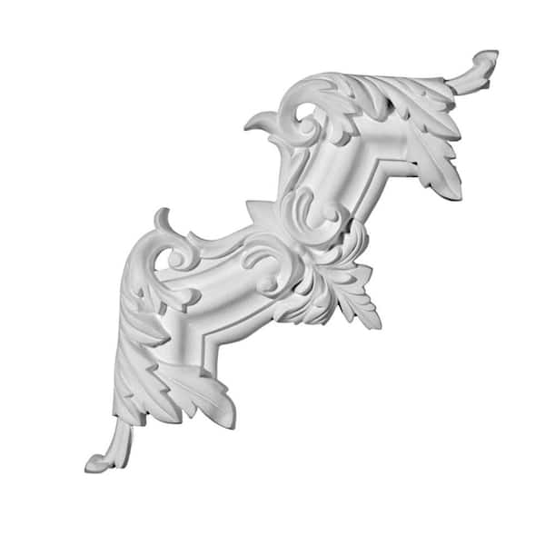 1 in. x 10 in. x 10 in. Leaf Polyurethane Panel Moulding
