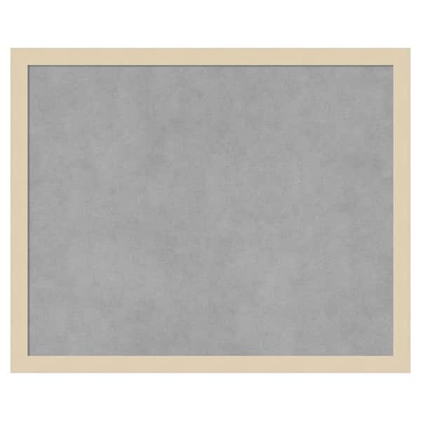 Amanti Art Svelte Natural 21 in. x 17 in Framed Magnetic Board
