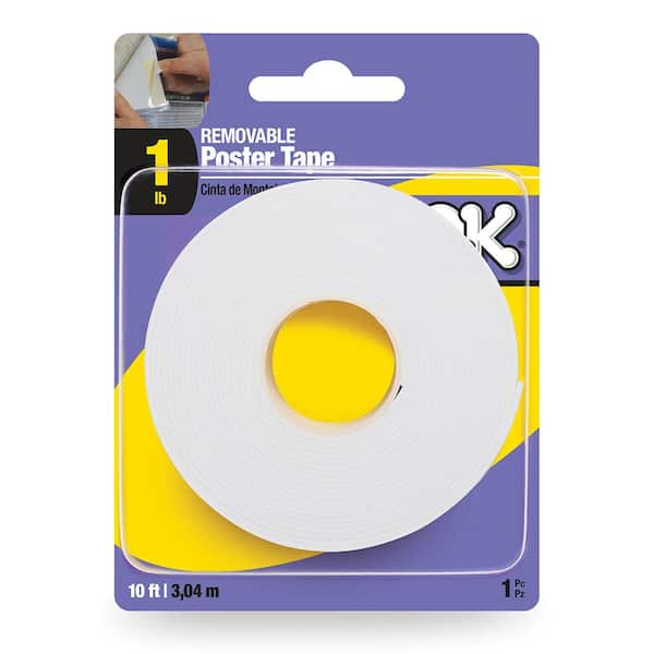 OOK 10 ft. Removable Adhesive Poster Tape 9984743 - The Home Depot