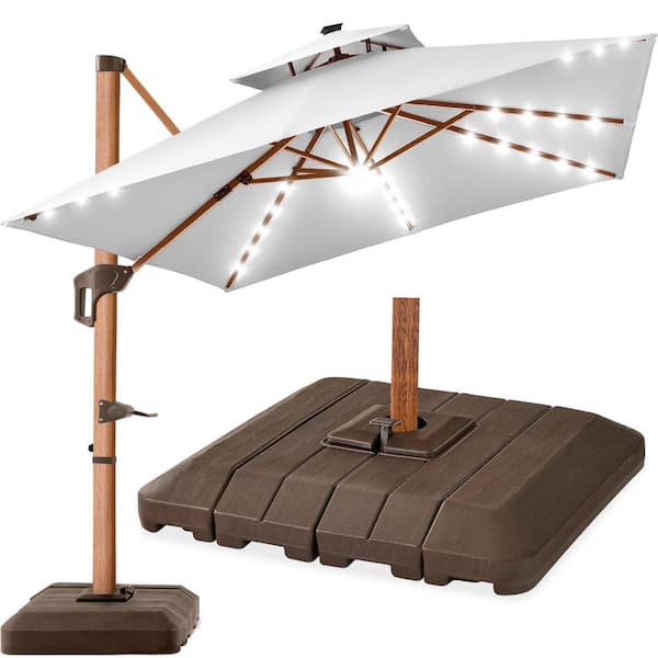distinctly home patio umbrella Treasure Garden ® 11 ft Octagonal Outdoor (High-Performance Auto-Tilt) Made from high PHI VILLA 15ft Large Outdoor