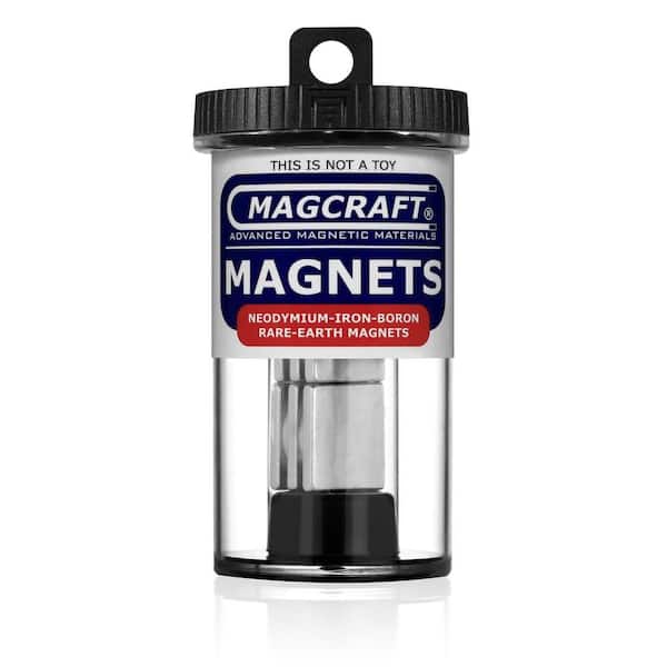 Magcraft Rare Earth 3/4 in. x 3/4 in. x 1/8 in. Block Magnet (6-Pack)