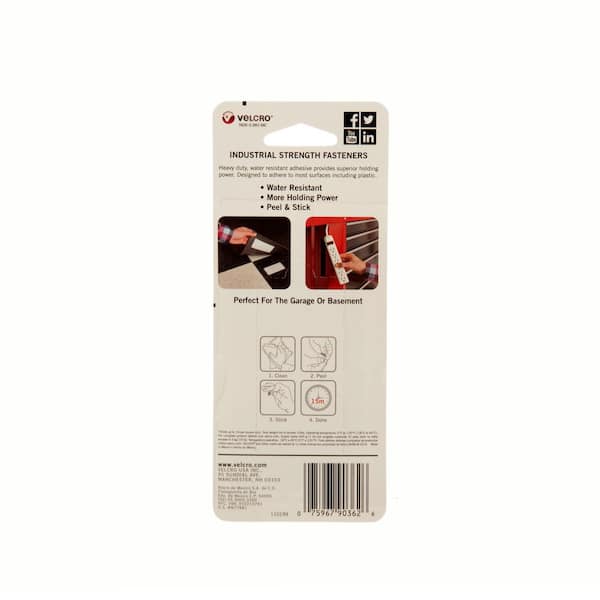 VELCRO® Fastener Sticky Back Squares - 7/8 inch - Black - Stonemountain &  Daughter Fabrics