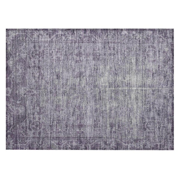 Chantille Machine Washable Indoor/Outdoor Abstract ACN1228 Purple 1 ft. 8 in. x 2 ft. 6 in. Area Rug