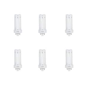 26W Equiv PL CFLNI Triple Tube 4-Pin Plug-in GX24Q-3 Base Compact Fluorescent CFL Light Bulb, Cool White 4100K (6-Pack)
