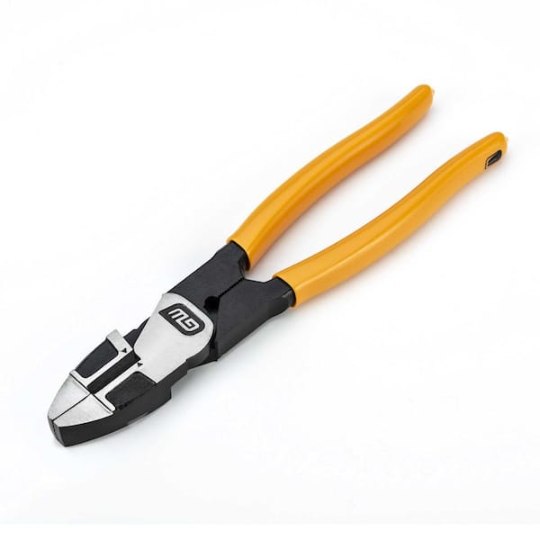 PITBULL 9.5in. Dipped Handle Linesmans Pliers