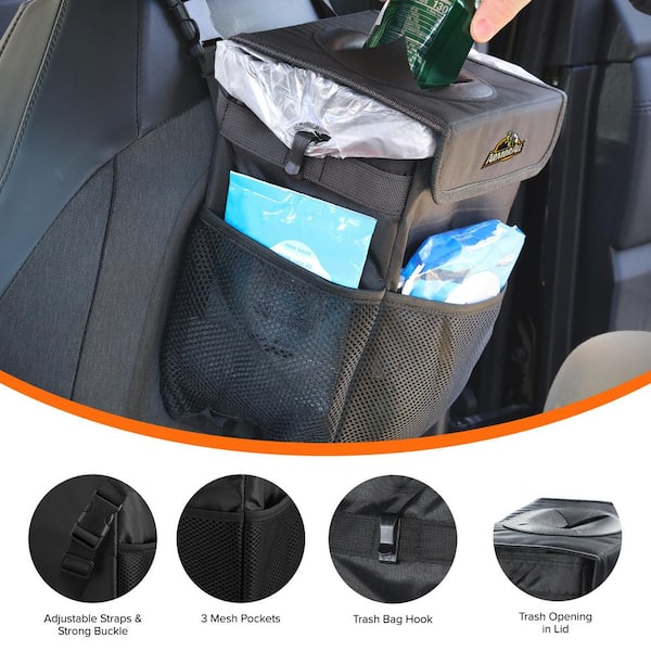 Armor All Car Trash Can and Organizer, 2.63 gal. Waterproof