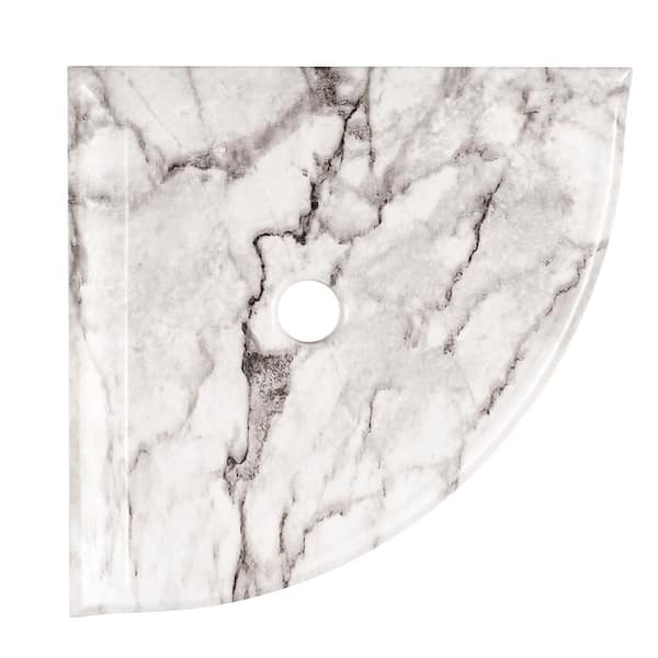 Jeffrey Court Sauna White 7.5 in. x 7.5 in. Matte Resin Wall Mount