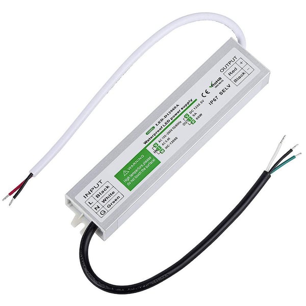 LEDドライバー AC 100-240V DC 12V LED Driver 12V 60W Waterproof IP67 Power Supply Transformer 90V