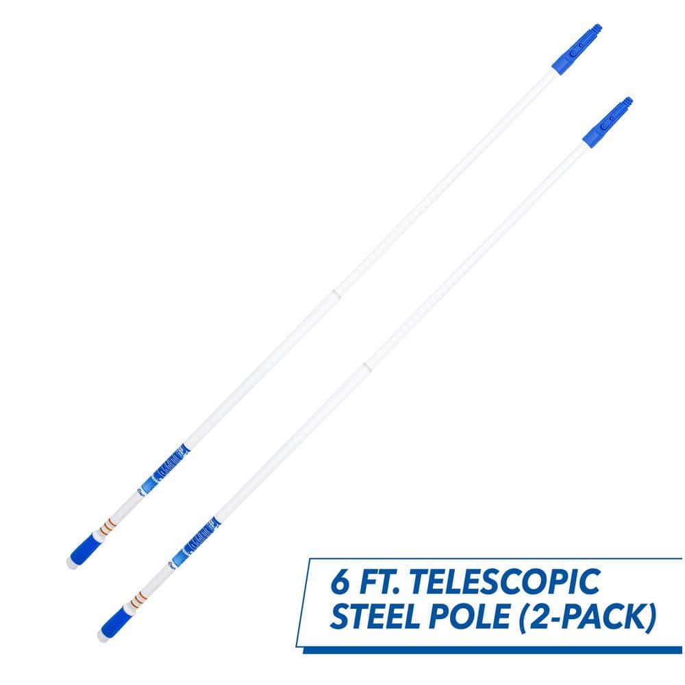 Unger 6 ft. Steel Telescoping Pole (2-Pack)