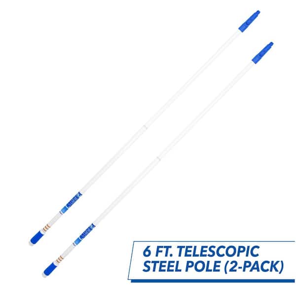 Unger 6 ft. Steel Telescoping Pole (2-Pack)