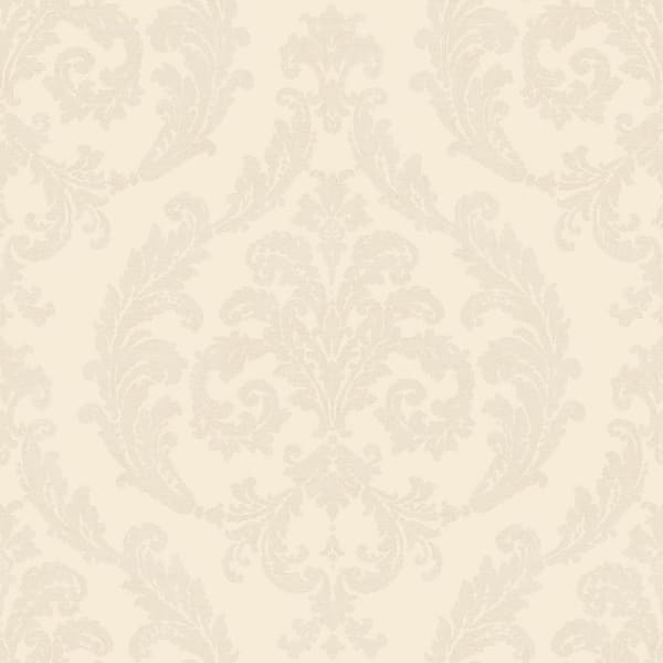 Unbranded Palazzo 2 Collection Silk Damask Vinyl on Non-Woven Non-Pasted Wallpaper Roll