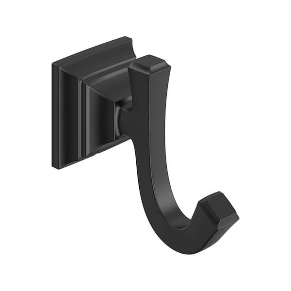American Standard TS Series Single J-Hook Robe/Towel Hook in Matte Black