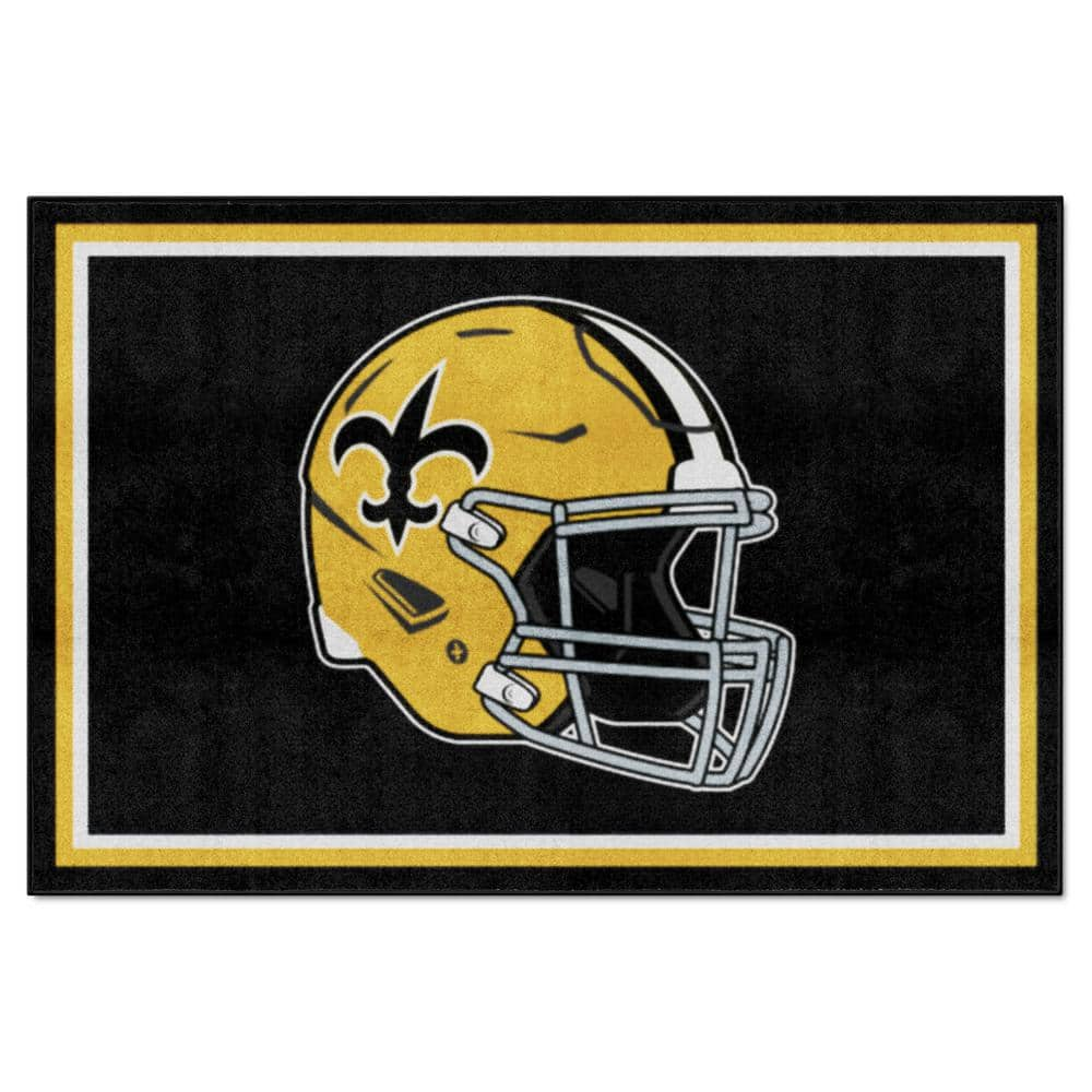 FANMATS New Orleans Saints 5 ft. x 8 ft. Area Rug 6591 - The Home Depot