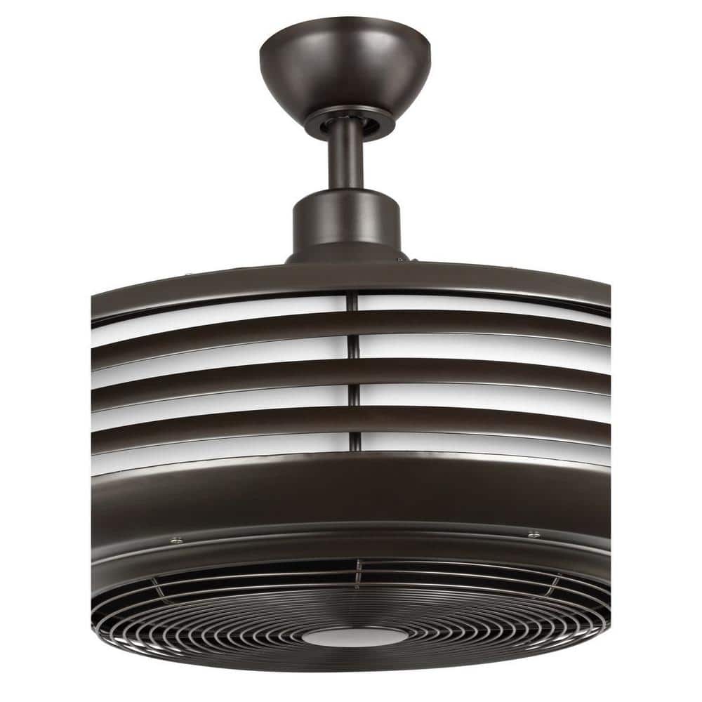 Sanford 24'' Architectural Bronze Low Profile Ceiling Fan with LED Light