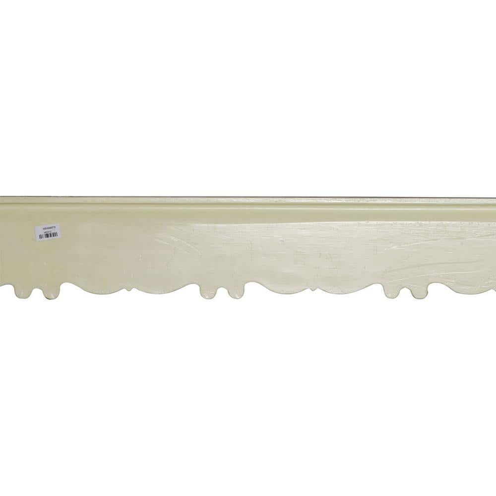 Emery White Polyurethane Decorative Crown Moulding Panel