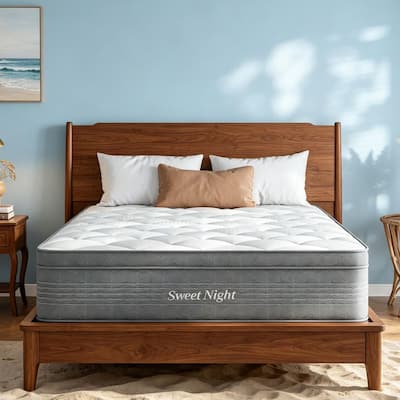 Comfort Full Medium Firm 14 in. Hybrid Mattress, Motion Isolation and Cooling