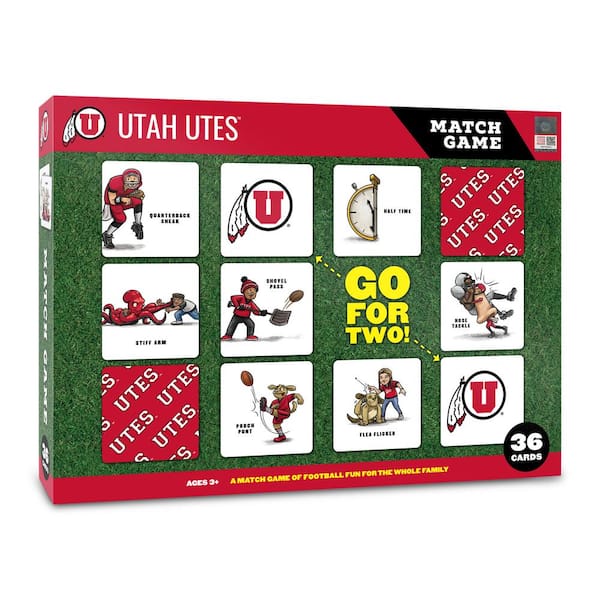 YouTheFan NCAA Utah Utes Licensed Memory Match Game