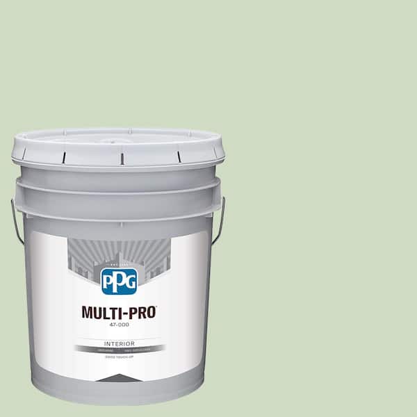5 gal. Pale Moss Green PPG1121-3 Flat Interior Paint
