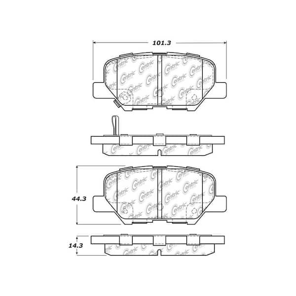 Centric Parts Disc Brake Pad Set