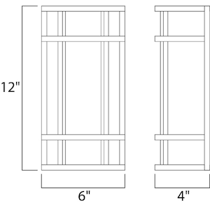 Moon Ray 1-Light Satin Nickel Integrated LED Outdoor Wall Lantern Sconce