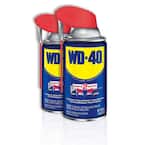 8 oz. Original WD-40 Formula, Multi-Purpose Lubricant Spray with Smart Straw (2-Pack)