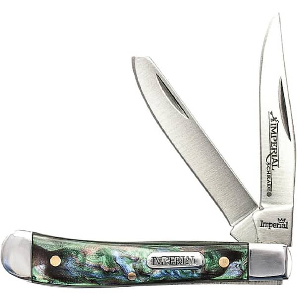 Schrade 2.2 in. Carbon Steel Plastic Folding Knife