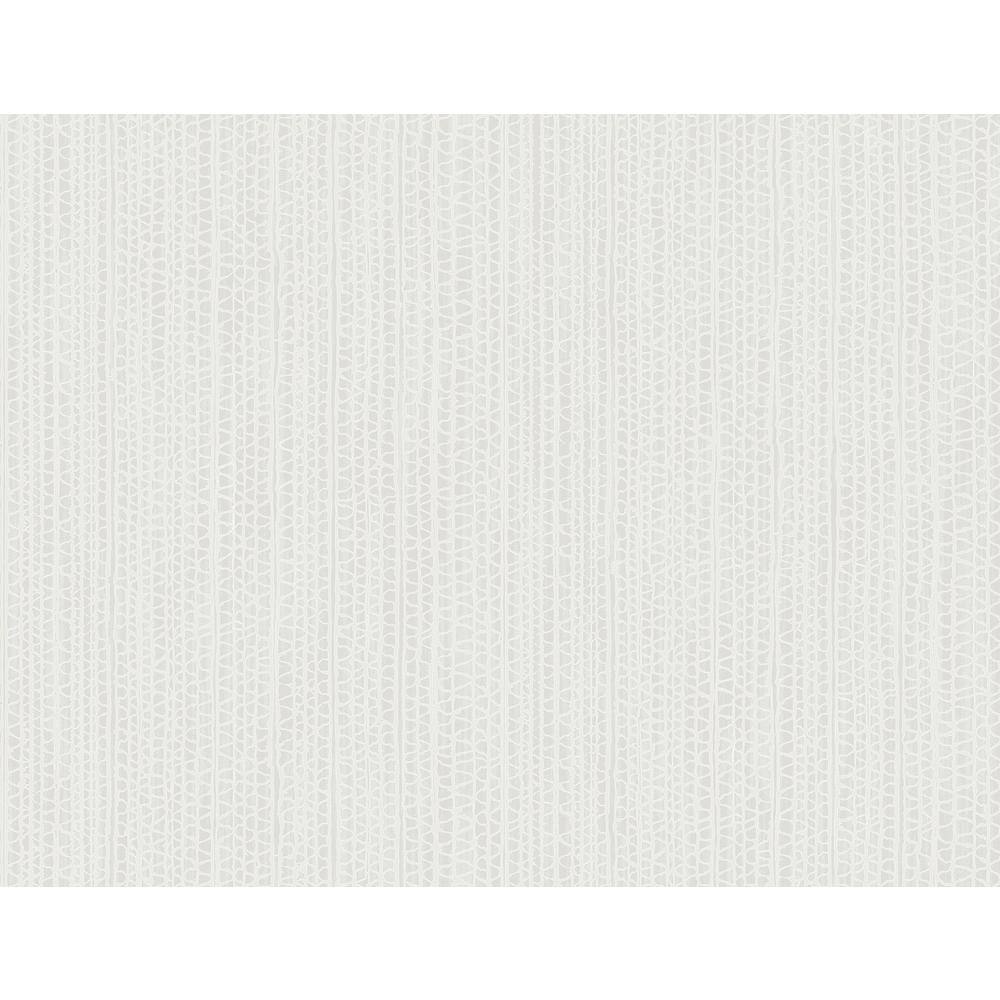 Seabrook Designs 60.75 sq. ft. Metallic Pearl and Fog Carlisle Faux ...