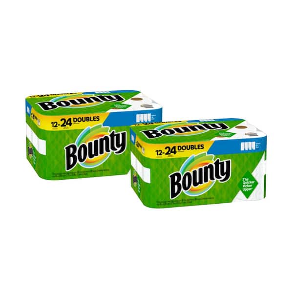 Bounty Select-A-Size White Paper Towels (12-Double Rolls) (2-Pack)
