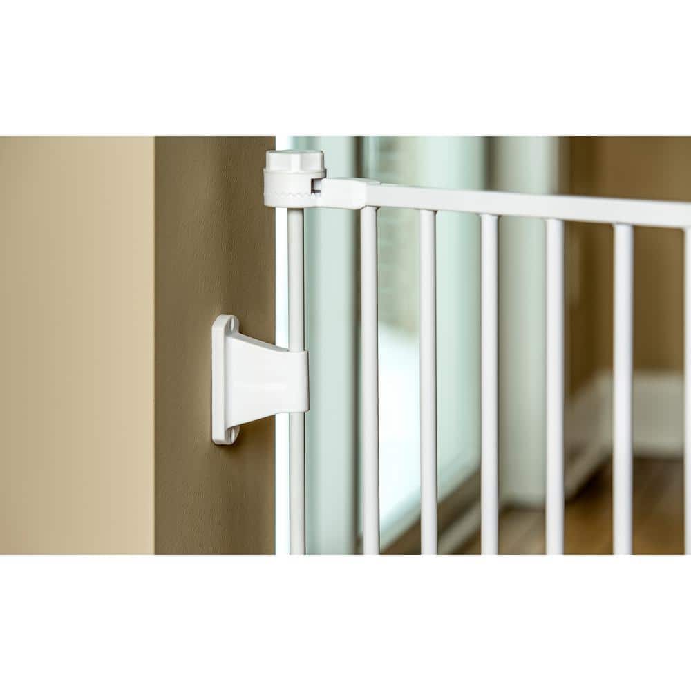 Regalo White Adjustable Metal Baby Gate and Play Yard