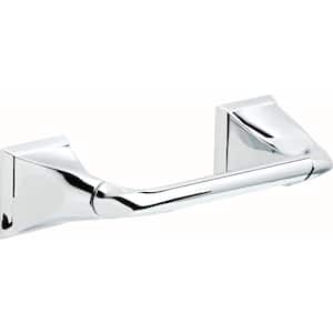 Everly Double Post Pivoting Toilet Paper Holder in Polished Chrome