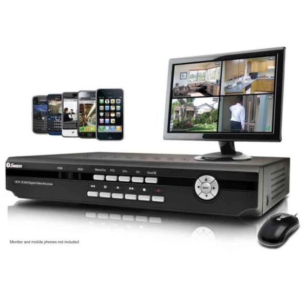 Swann 4-Channel 500 GB Hard Drive DVR with Remote Viewing-DISCONTINUED